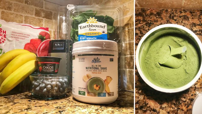 Tropical Bliss Nutritional Shake Smoothie