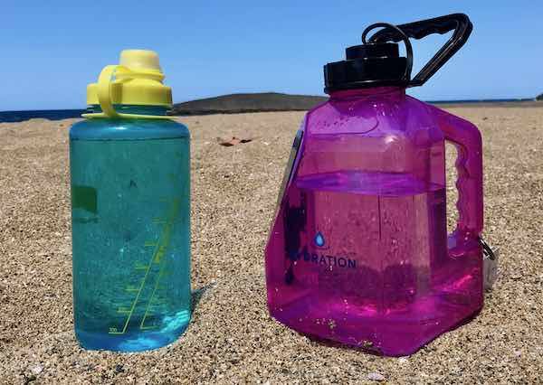 Water Jug and 32 ounce water bottle