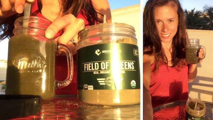 What field of greens tastes like