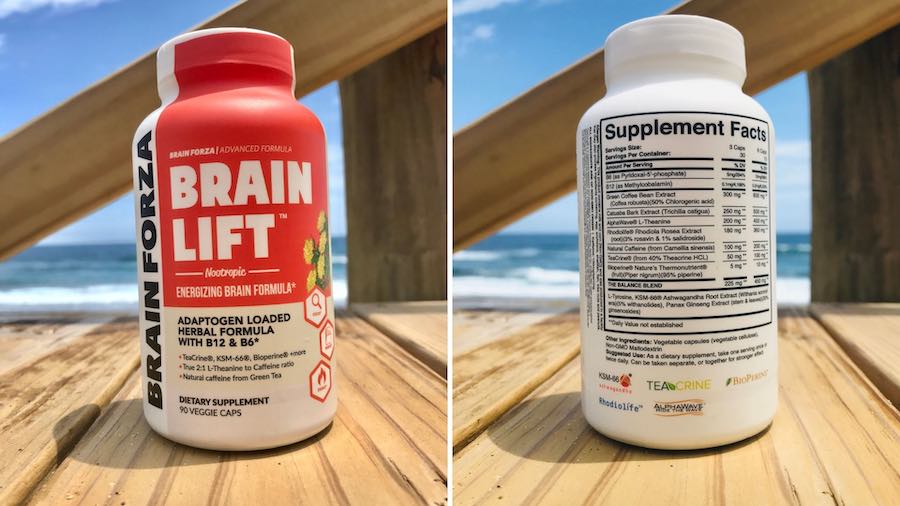 Brain forza Brain lift supplement bottle