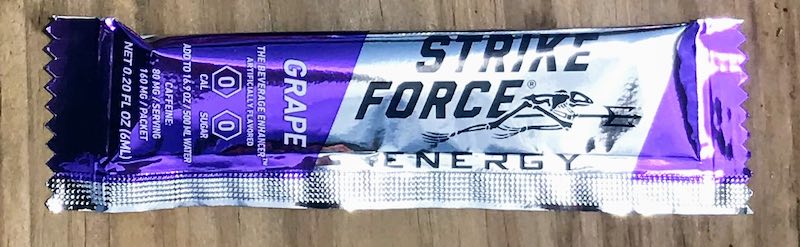 strike force energy grape flavor