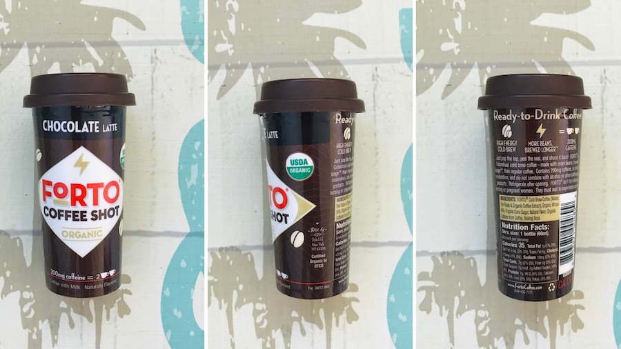 Forto chocolate latte ingredients